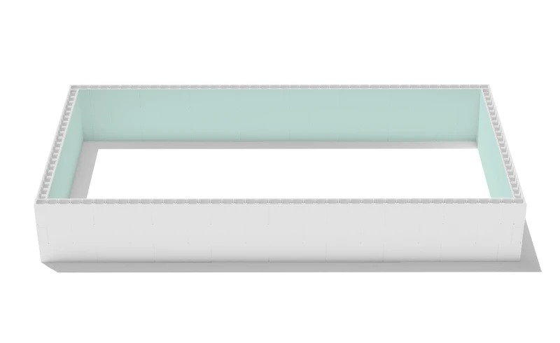 Polystyreen Zwembad Blokkenset High Density - 10,00 X 5,00 X 1,50 M 1 Polystyreen Zwembad Blokkenset High Density - 10,00 X 5,00 X 1,50 M