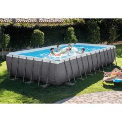 Intex Ultra Frame XTR Pool - 732 X 366 X 132 Cm - Met Zandfilterpomp En Accessoires -Intex || Bestway || EXIT TOYS Winkel 26362 in use