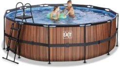 EXIT TOYS EXIT Wood Zwembad - 427 X 122 Cm - Met Zandfilterpomp En Trap -Intex || Bestway || EXIT TOYS Winkel 680 1200 exit 30 27 14 10 int 4