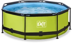 EXIT TOYS EXIT Lime Zwembad - 244 X 76 Cm - Met Filterpomp