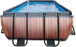EXIT TOYS EXIT Wood Zwembad - 400 X 200 X 100 Cm - Met Zandfilterpomp En Trap -Intex || Bestway || EXIT TOYS Winkel 740 1200 exit 30 17 42 10 int 3