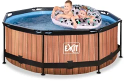 EXIT TOYS EXIT Wood Zwembad - 244 X 76 Cm - Met Filterpomp -Intex || Bestway || EXIT TOYS Winkel 786 1200 exit 30 12 08 10 int 3