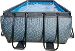 EXIT TOYS EXIT Stone Zwembad - 400 X 200 X 122 Cm - Met Zandfilterpomp En Trap -Intex || Bestway || EXIT TOYS Winkel 814 1200 exit 30 27 42 00 int 3