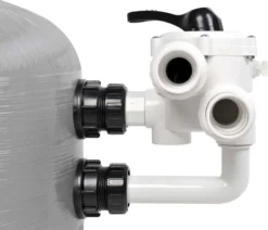 W'eau SPP-500 Polyester Versterkt Side Mount Zandfilter 12m³ -Intex || Bestway || EXIT TOYS Winkel 900 1048 sidemountfiberglass white grey 4 1