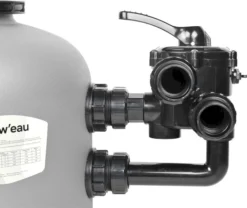 W'eau SPE-500 Side Mount Zandfilter 12m³ 7 W'eau SPE-500 Side Mount Zandfilter 12m³ -Intex || Bestway || EXIT TOYS Winkel 900 1071 side mount blackgrey 3 1