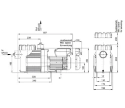 Speck Badu Prime Eco VS Variabele Zwembadpomp -Intex || Bestway || EXIT TOYS Winkel badu 90 doorsnede 1
