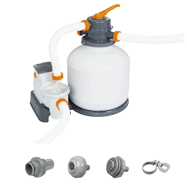 Bestway Flowclear Zandfilterpomp 5,6 M3/u 1 Bestway Flowclear Zandfilterpomp 5,6 M3/u