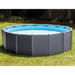 Intex Graphite Panel Pool - 478 X 124 Cm - Met Zandfilterpomp En Accessoires 7 Intex Graphite Panel Pool - 478 X 124 Cm - Met Zandfilterpomp En Accessoires -Intex || Bestway || EXIT TOYS Winkel graphite panel