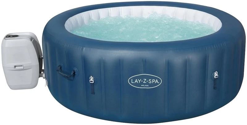 Bestway Lay-Z Spa Milan Airjet Plus Opblaasbare Spa - 6 Persoons 1 Bestway Lay-Z Spa Milan Airjet Plus Opblaasbare Spa - 6 Persoons